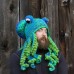 Adult Halloween Party Funny Tricky Headgear Hand-Made Octopus Shape Octopus Hat