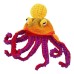 Adult Halloween Party Funny Tricky Headgear Hand-Made Octopus Shape Octopus Hat