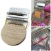 Loom Speedweve Type Weave Tool, 28 Hooks Wooden Mini Darning Weaving Loom Machine DIY Tools for Beginners Mending Jeans Socks Clothes Repair Fabrics