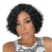 Fashion Short Wavy Human Hair Wigs for Black Women Side Part Wear and Go Glueless Wigs 100% Brazilian Remy Hair Cute Curly Bob Wig Natural Looking