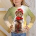 Girls' 3D Graphic Cartoon Cat T shirt Tee Long Sleeve 3D Print Summer Fall Active Fashion Cute Polyester Kids 3-12 Years Outdoor Casual Daily Regular Fit