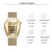 Luxury Men's Quartz Watch Hoursly Trend Cool Men's Wrist Watch Stainless Steel Technology Fashion Quartz Wrist Watch For Men Relogio Masculino