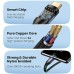 3-in-1 100W Fast Charging Cable Smart Super Fast Charging Support Multi-Interface Charging USB Visual Power Charging Cable Compatible With Apple Samsung OPPO Car Fast Charging Cable