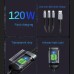 3-in-1 100W Fast Charging Cable Smart Super Fast Charging Support Multi-Interface Charging USB Visual Power Charging Cable Compatible With Apple Samsung OPPO Car Fast Charging Cable