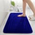 1pc Plush Memory Foam Bath Rug, Anti-skid Bath Mat, Non-slip Carpet For Bathroom, Non-slip Absorbent Bathroom Floor Mat, Machine Washable Bathroom Foot Mat, Bathroom Accessories, Bathroom Decor, Home