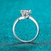 Ring Party Classic 1 2 3 Silver Heart Precious Cute Stylish 1PC Zircon