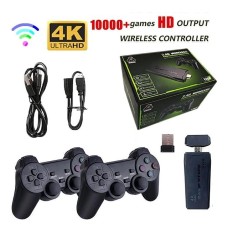 Video Game Console 2.4G Double Wireless Controller Game Stick 4K 10000 Games 64 32GB Retro Games for PS1/GBA Boy Festival Gift