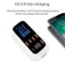 8USB Mobile Phone Fast Charging Digital Display QC3.0 Flash Charging Fast Multi-function PD Fast Charging Multi-port Charger With Display