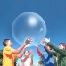 1/2/3 pcs Toy Bubble Ball with pump 27/47 inch Holiday Bouncy Ball Elastic Super Large Beach Balloon Inflatable Funny Toy Ball for Garden Outdoor Indoor Play