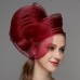 Fascinators Vintage Style Elegant & Luxurious Tulle Hats Headdress with Feather Flower Trim 1 PC Wedding Horse Race Ladies Day Headpiece