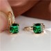 Women's Zircon Stud Earrings Fine Jewelry Classic Precious Stylish Simple Earrings Jewelry Black / Turquoise / White For Gift Festival 1 Pair