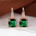 Women's Zircon Stud Earrings Fine Jewelry Classic Precious Stylish Simple Earrings Jewelry Black / Turquoise / White For Gift Festival 1 Pair