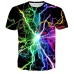 Kids Boys T shirt Short Sleeve 3D Print Optical Illusion Crewneck Rainbow Children Tops Spring Summer Active Fashion Daily Daily Outdoor Regular Fit 3-12 Years