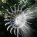 Unique and Magical Metal Windmill - 3D Outdoor Wind Kinetic Sculpture Move with The Wind - Metal Wind Spinners Suitable for Garden Terrace Lawn Yard Landscape Decoration