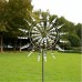 Unique and Magical Metal Windmill - 3D Outdoor Wind Kinetic Sculpture Move with The Wind - Metal Wind Spinners Suitable for Garden Terrace Lawn Yard Landscape Decoration