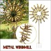 Unique and Magical Metal Windmill - 3D Outdoor Wind Kinetic Sculpture Move with The Wind - Metal Wind Spinners Suitable for Garden Terrace Lawn Yard Landscape Decoration