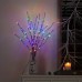 Warm White Led Branch Light, Battery Operated Lighted Branches Vase Filler Willow Twig Lighted Branch 30 Inch 20 LED For Christmas Home Party Decoration Indoor Outdoor Use