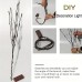 Warm White Led Branch Light, Battery Operated Lighted Branches Vase Filler Willow Twig Lighted Branch 30 Inch 20 LED For Christmas Home Party Decoration Indoor Outdoor Use