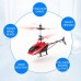 2.4Ghz 2 Channels Alloy Mini RC Helicopter with LED Light for Kids Adult Indoor RC Helicopter Best Gift for Boys Girls