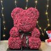 Rose Bear Artificial Foam Flowers with LED Light & Gift Box- Perfect Romantic Gift for Valentine's Day, Mother's Day, Anniversary, Wedding, Birthday, Thanksgiving, and Christmas 25cm/10inch