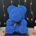 Rose Bear Artificial Foam Flowers with LED Light & Gift Box- Perfect Romantic Gift for Valentine's Day, Mother's Day, Anniversary, Wedding, Birthday, Thanksgiving, and Christmas 25cm/10inch