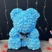 Rose Bear Artificial Foam Flowers with LED Light & Gift Box- Perfect Romantic Gift for Valentine's Day, Mother's Day, Anniversary, Wedding, Birthday, Thanksgiving, and Christmas 25cm/10inch