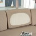 Stretch Sofa seat Cushion Cover Slipcover Elastic Couch Armchair Loveseat 4 or 3 Seater Grey Plain Solid Soft Durable Washable