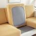 Stretch Sofa seat Cushion Cover Slipcover Elastic Couch Armchair Loveseat 4 or 3 Seater Grey Plain Solid Soft Durable Washable