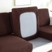 Stretch Sofa seat Cushion Cover Slipcover Elastic Couch Armchair Loveseat 4 or 3 Seater Grey Plain Solid Soft Durable Washable