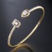 Women's Clear Zircon Bracelet Bangles Classic Drop Fashion Trendy Copper Bracelet Jewelry Silver / Rose Gold / Golden For Party Gift