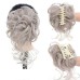 Messy Curly Wavy Hair Bun Claw Clip In Tousled Updo Hair Extensions Curly Wavy Synthetic Hair Bun Scrunchie Hair Piece