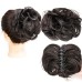 Messy Curly Wavy Hair Bun Claw Clip In Tousled Updo Hair Extensions Curly Wavy Synthetic Hair Bun Scrunchie Hair Piece