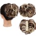 Messy Curly Wavy Hair Bun Claw Clip In Tousled Updo Hair Extensions Curly Wavy Synthetic Hair Bun Scrunchie Hair Piece