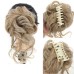 Messy Curly Wavy Hair Bun Claw Clip In Tousled Updo Hair Extensions Curly Wavy Synthetic Hair Bun Scrunchie Hair Piece