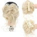 Messy Curly Wavy Hair Bun Claw Clip In Tousled Updo Hair Extensions Curly Wavy Synthetic Hair Bun Scrunchie Hair Piece