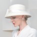 Autumn and Winter 2022 New British Versatile Wool Women's Banquet Mesh Winter Hat