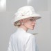 Autumn and Winter 2022 New British Versatile Wool Women's Banquet Mesh Winter Hat