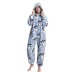 Wearable Fleece Blanket Womens Fleece Onesies s Jumpsuit Warm Sherpa Romper Sleepwear One Piece Zippered Playsuit Loungewear