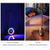 Nordic Modern Bedside Table Lamp Aluminum with Alarm RGB Night Light for Bedroom Coffee Table Creative USB Charging Touch Dimming Night Light