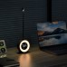 Nordic Modern Bedside Table Lamp Aluminum with Alarm RGB Night Light for Bedroom Coffee Table Creative USB Charging Touch Dimming Night Light