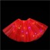 Kids Girls' Skirt Deep Purple Pink Purple Solid Colored Light LED Party Basic Ballet Dancer Swan Lake LED Layered Dress Tutu Bubble Skirt