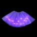 Kids Girls' Skirt Deep Purple Pink Purple Solid Colored Light LED Party Basic Ballet Dancer Swan Lake LED Layered Dress Tutu Bubble Skirt