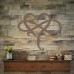 Eternal love infinity heart infinity heart home decorations metal wall artSymbol with Heart Metal Sign/Infinity Heart Wrought Iron Indoor Ornaments Wall Decoration Art Sculpture