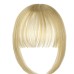 Bangs Hair Clip in Extensions Natural Fringe Bangs Clip-on Front Neat Flat Bang One Piece Long Straight Hairpiece for Women