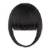 Bangs Hair Clip in Extensions Natural Fringe Bangs Clip-on Front Neat Flat Bang One Piece Long Straight Hairpiece for Women