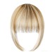 Bangs Hair Clip in Extensions Natural Fringe Bangs Clip-on Front Neat Flat Bang One Piece Long Straight Hairpiece for Women