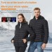 21/9/4 Areas Heated Jacket For Men Women USB Electric Heating Jackets Winter Outdoor Warm Sports Thermal Parka Coat Vest for Hunting Hiking Camping Fishing