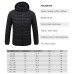 21/9/4 Areas Heated Jacket For Men Women USB Electric Heating Jackets Winter Outdoor Warm Sports Thermal Parka Coat Vest for Hunting Hiking Camping Fishing