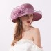 Hats Net Sun Hat Casual Holiday Valentine's Day Valentine Melbourne Cup Fashion With Flower Headpiece Headwear