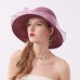 Hats Net Sun Hat Casual Holiday Valentine's Day Valentine Melbourne Cup Fashion With Flower Headpiece Headwear